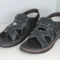 PRIVO By Inc5 MEN VELCRO SANDAL - BLACK