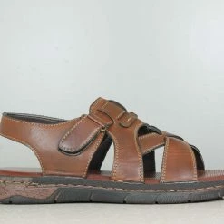 PRIVO By Inc5 MEN VELCRO SANDAL - TAN