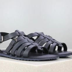 PRIVO By Inc5 LEATHER SANDAL-BLUE MEN