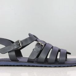 PRIVO By Inc5 LEATHER SANDAL-BLUE MEN 10 PRIVO By Inc5 LEATHER SANDAL-BLUE MEN