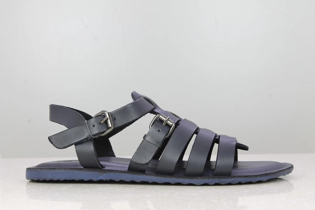 PRIVO By Inc5 LEATHER SANDAL-BLUE MEN 6 PRIVO By Inc5 LEATHER SANDAL-BLUE MEN