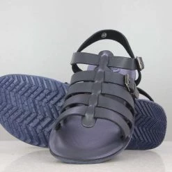 PRIVO By Inc5 LEATHER SANDAL-BLUE MEN 11 PRIVO By Inc5 LEATHER SANDAL-BLUE MEN