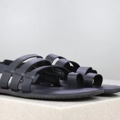 PRIVO By Inc5 LEATHER SANDAL-BLUE MEN