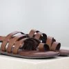 PRIVO By Inc5 LEATHER SANDAL-BROWN MEN