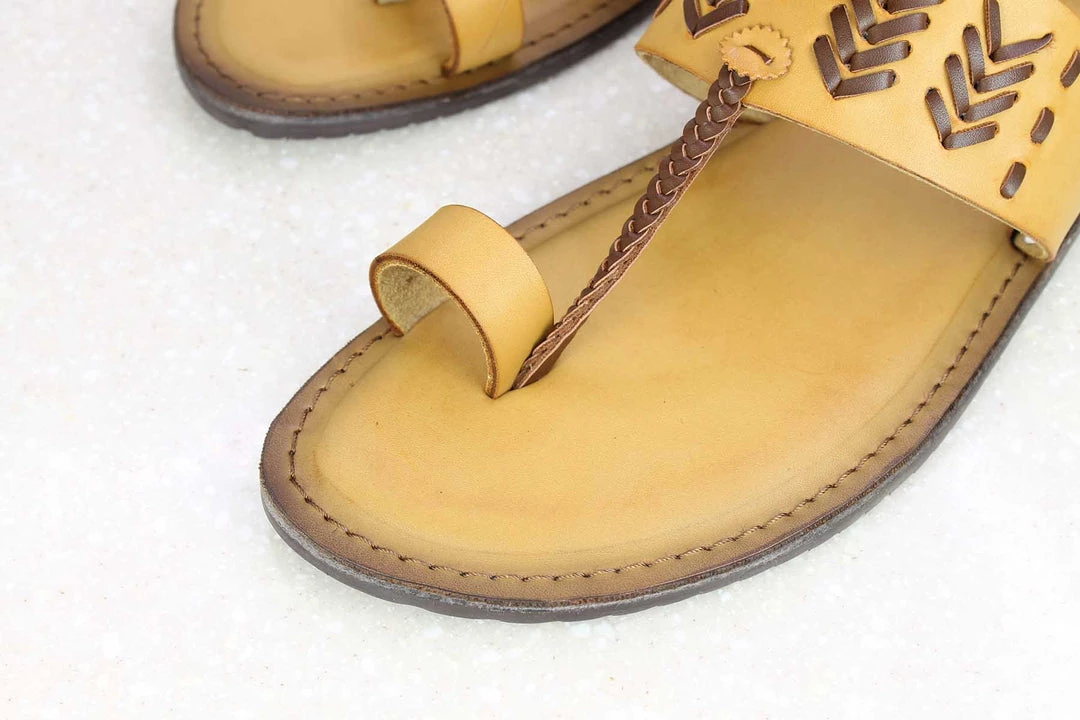 PRIVO By Inc5 TOE THONG - TAN 4 PRIVO By Inc5 TOE THONG - TAN