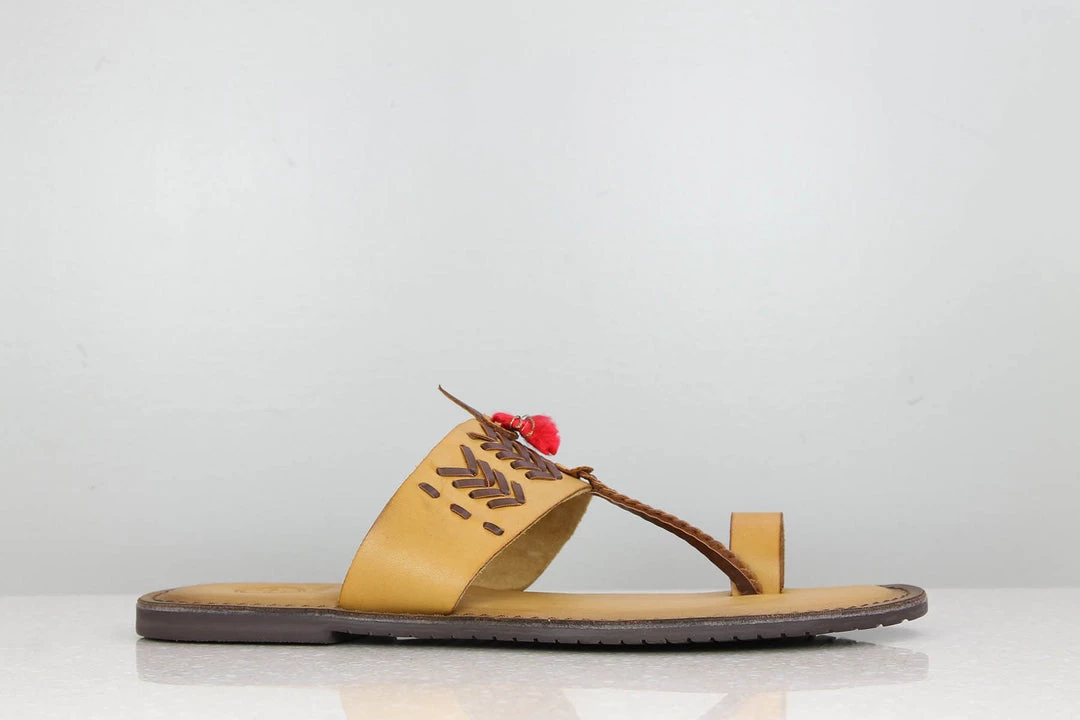 PRIVO By Inc5 TOE THONG - TAN 6 PRIVO By Inc5 TOE THONG - TAN