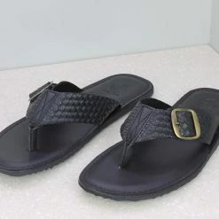 PRIVO By Inc5 FRONT BUCKLE THONG -BLACK MEN