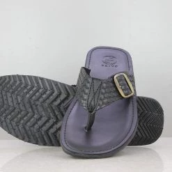 PRIVO By Inc5 FRONT BUCKLE THONG -BLACK MEN