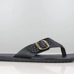 PRIVO By Inc5 FRONT BUCKLE THONG -BLACK MEN