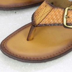 PRIVO By Inc5 FRONT BUCKLE THONG -TAN MEN