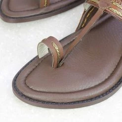 PRIVO By Inc5 TOE THONG - BROWN MEN