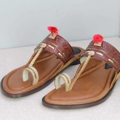 PRIVO By Inc5 MEN TOE THONG -BROWN/TAN