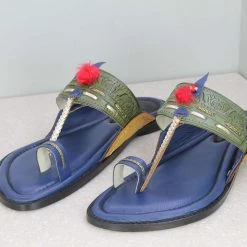 PRIVO By Inc5 TOE THONG -GREEN/BLUE MEN