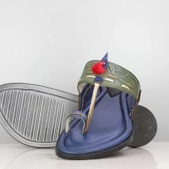 PRIVO By Inc5 TOE THONG -GREEN/BLUE MEN