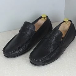 PRIVO By Inc5 MEN STRAP DRIVING SHOES - BLACK