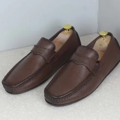 PRIVO By Inc5 MEN STRAP DRIVING SHOES - BROWN