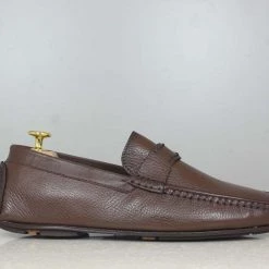 PRIVO By Inc5 MEN STRAP DRIVING SHOES - BROWN 9 PRIVO By Inc5 MEN STRAP DRIVING SHOES - BROWN