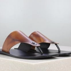 PRIVO By Inc5 MEN THONG SLIPPER - TAN