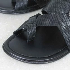 PRIVO By Inc5 MEN FRONT BUCKLE THONG -BLACK