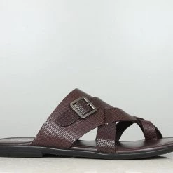 PRIVO By Inc5 MEN FRONT BUCKLE THONG -CHERRY