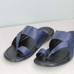 PRIVO By Inc5 THONG PU CASUAL SLIPPER-BLUE MEN 9 PRIVO By Inc5 THONG PU CASUAL SLIPPER-BLUE MEN