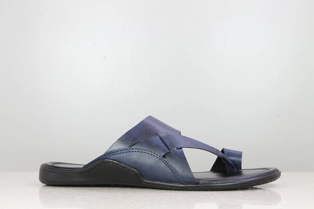 PRIVO By Inc5 THONG PU CASUAL SLIPPER-BLUE MEN 6 PRIVO By Inc5 THONG PU CASUAL SLIPPER-BLUE MEN