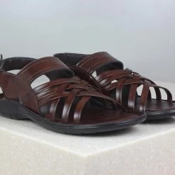 PRIVO By Inc5 TRI-BAND VELCRO SANDAL-BROWN