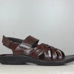 PRIVO By Inc5 TRI-BAND VELCRO SANDAL-BROWN
