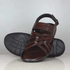 PRIVO By Inc5 TRI-BAND VELCRO SANDAL-BROWN