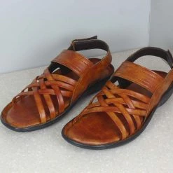 PRIVO By Inc5 MEN TRI-BAND VELCRO SANDAL-TAN