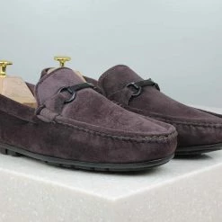 PRIVO By Inc5 SUEDE DRIVING SHOES - BROWN