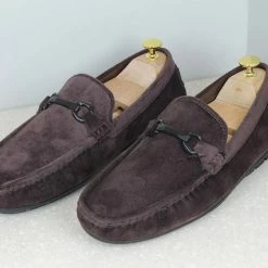 PRIVO By Inc5 SUEDE DRIVING SHOES - BROWN 9 PRIVO By Inc5 SUEDE DRIVING SHOES - BROWN