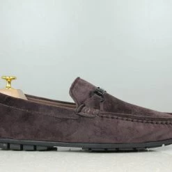 PRIVO By Inc5 SUEDE DRIVING SHOES - BROWN 10 PRIVO By Inc5 SUEDE DRIVING SHOES - BROWN