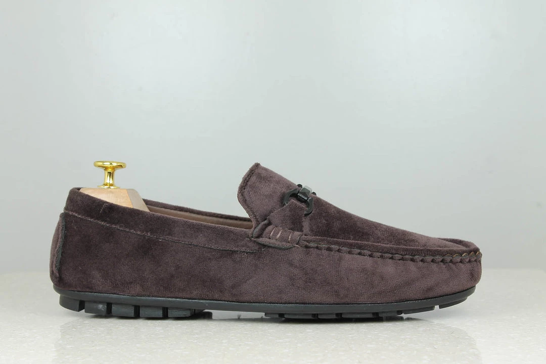 PRIVO By Inc5 SUEDE DRIVING SHOES - BROWN 6 PRIVO By Inc5 SUEDE DRIVING SHOES - BROWN