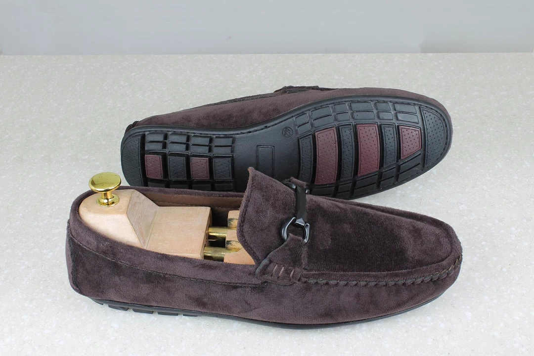 PRIVO By Inc5 SUEDE DRIVING SHOES - BROWN 7 PRIVO By Inc5 SUEDE DRIVING SHOES - BROWN