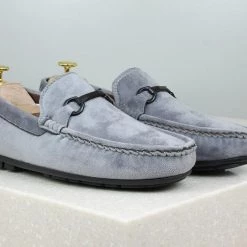 PRIVO By Inc5 SUEDE DRIVING SHOES - GREY
