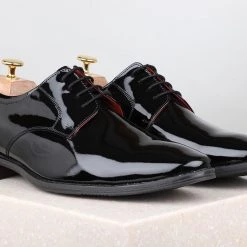 PRIVO By Inc5 PATENT PARTY LACE-UP- BLACK