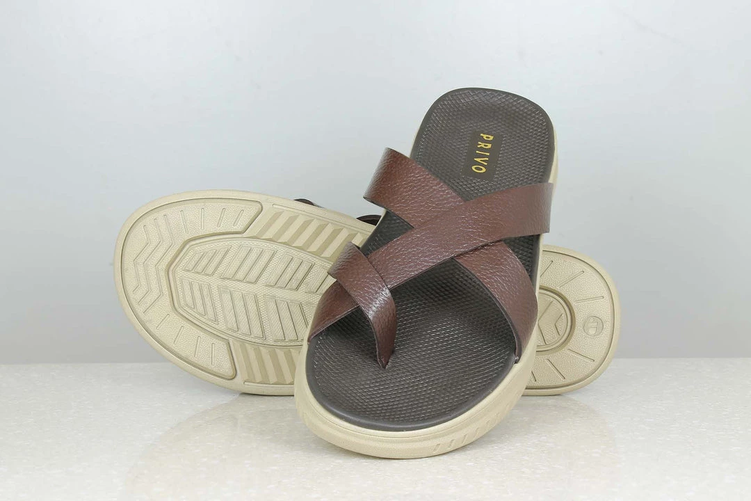 PRIVO By Inc5 THONG CASUAL SLIPPER-BROWN MEN 7 PRIVO By Inc5 THONG CASUAL SLIPPER-BROWN MEN