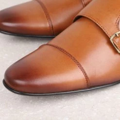 PRIVO By Inc5 MONK SHOES-TAN