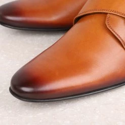 PRIVO By Inc5 MONK SHOES-TAN MEN