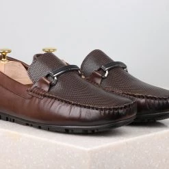 PRIVO By Inc5 MEN DRIVING SHOES-BORDO