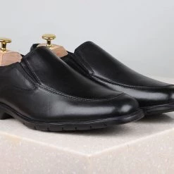 PRIVO By Inc5 MEN FORMAL SLIPPONS-BLACK