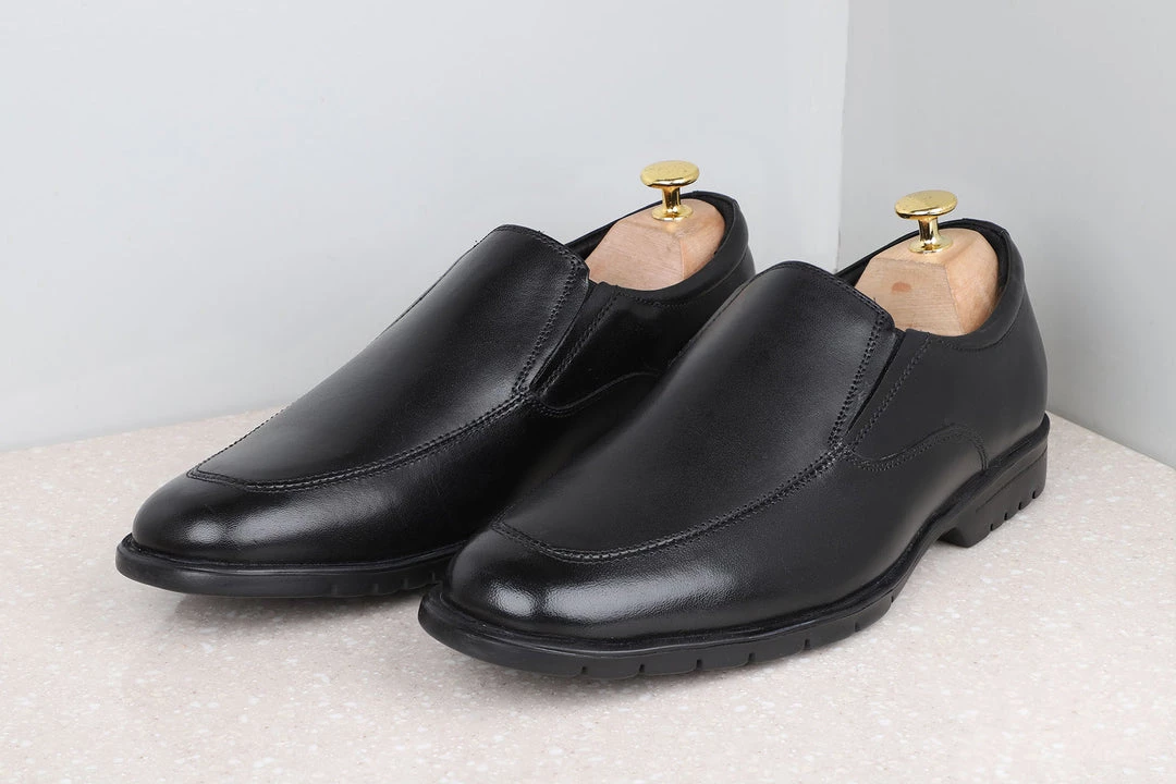 PRIVO By Inc5 MEN FORMAL SLIPPONS-BLACK 5 PRIVO By Inc5 MEN FORMAL SLIPPONS-BLACK