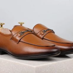 PRIVO By Inc5 FORMAL SLIPPONS-TAN MEN