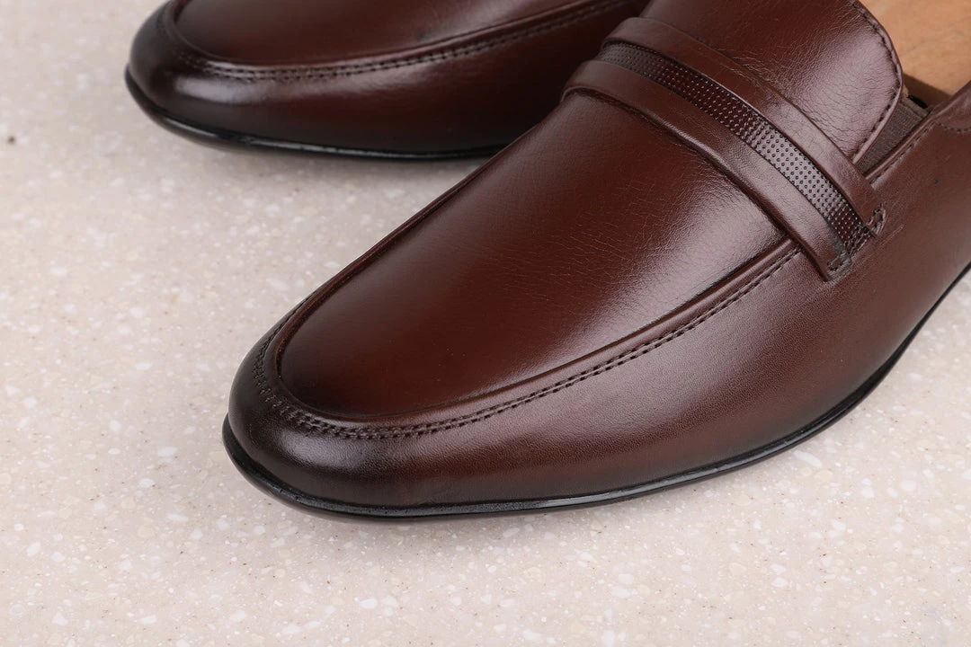 PRIVO By Inc5 FORMAL SLIPPONS-BROWN MEN 4 PRIVO By Inc5 FORMAL SLIPPONS-BROWN MEN