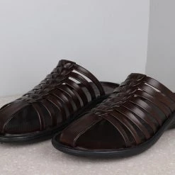 PRIVO By Inc5 CASUAL SLIPPERS-BROWN MEN