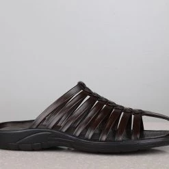 PRIVO By Inc5 CASUAL SLIPPERS-BROWN MEN