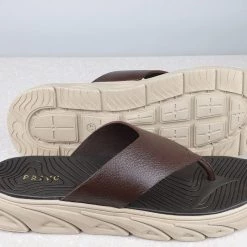 PRIVO By Inc5 MEN CASUAL SLIPPERS-BROWN
