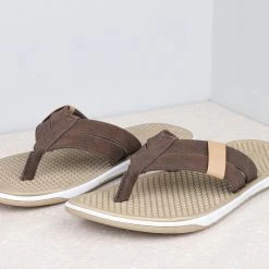 PRIVO By Inc5 MEN CASUAL SLIPPER-BROWN 9 PRIVO By Inc5 MEN CASUAL SLIPPER-BROWN