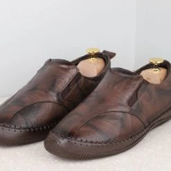 PRIVO By Inc5 CASUAL SLIPPONS-BROWN